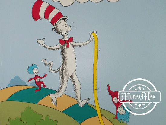 Cat in the hat - Dr Seuss childrens room