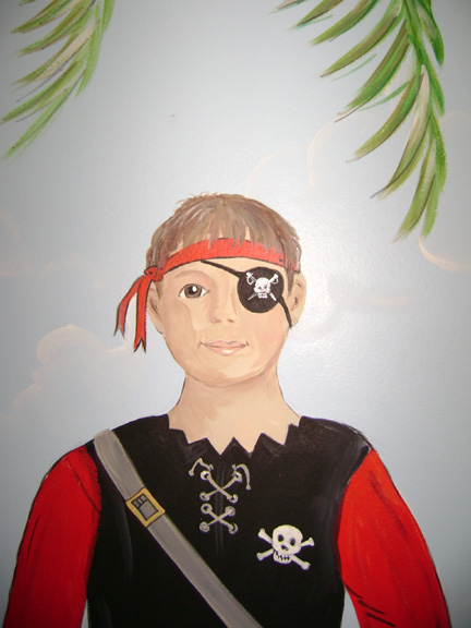 Pirate Mural- Boys Room