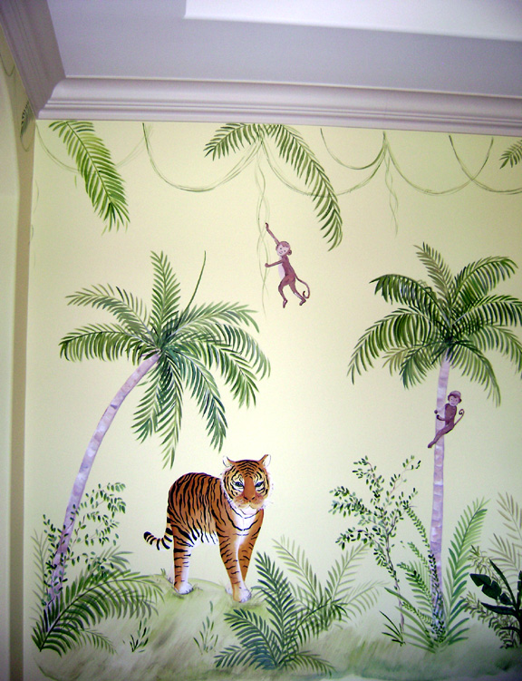 Jungle Children's mural