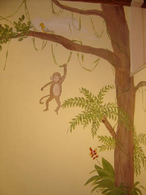 Bellini Safari Mural--Nursery Wall Mural