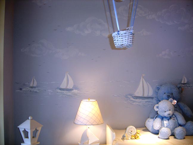 Sailboat Mural