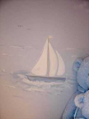 Sailboat Mural