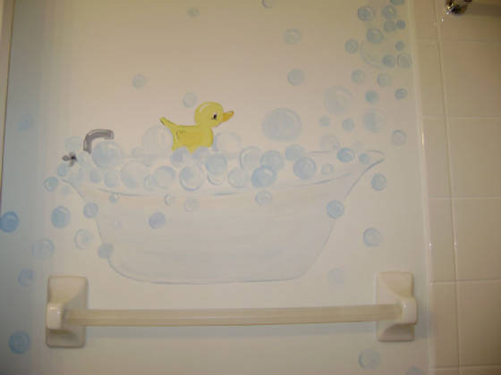 Bubblebath Mural- Children's Mural