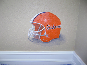 Sports Murals- Gators Helmet