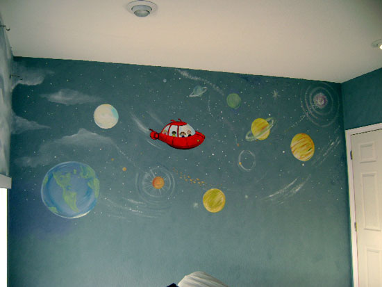 Little Einsteins Mural-Space Mural