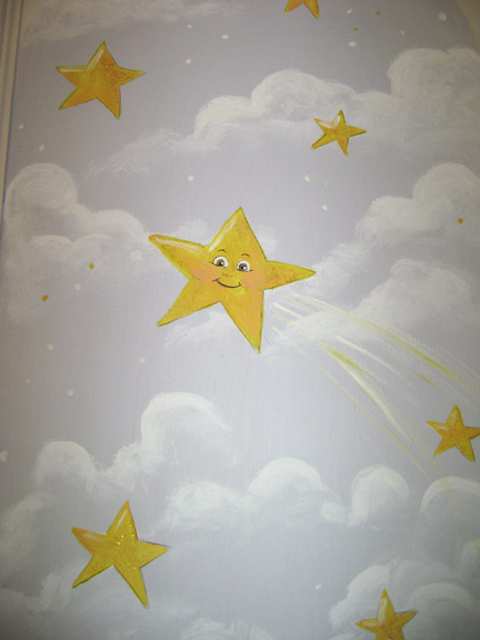 Nursery rhyme murals-Twinkle Twinkle Little Star