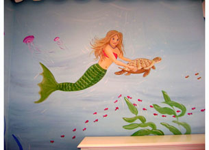 Sassy Underwater Reef Mural, Boca Raton Florida