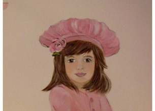 Little Girl Mural 