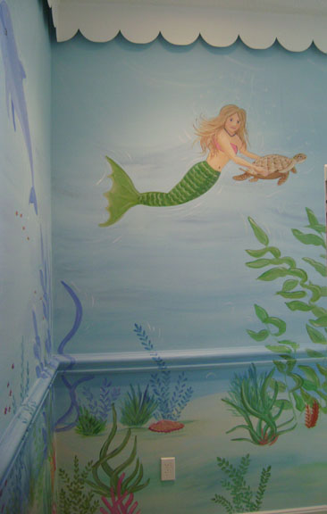Coral Reef Mural - Children's mural- Boca Raton ,FL