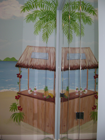 Children's Beach Mural in progress -day four