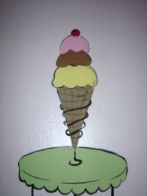 Sweet Shop Mural  - Ice Cream for girls